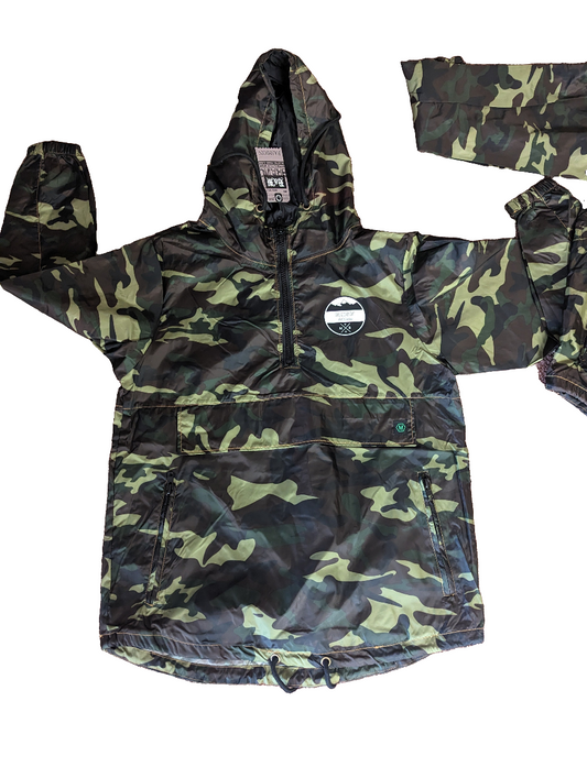 Camouflage wind breaker