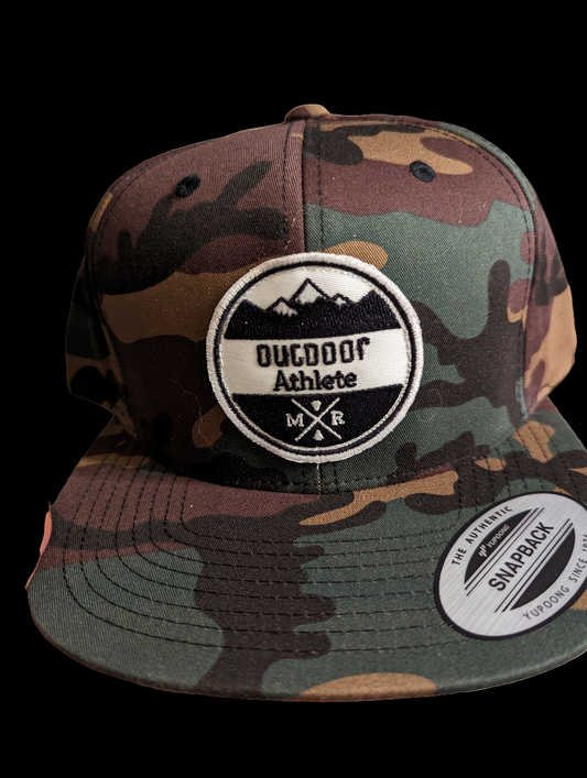 Camo patch hat